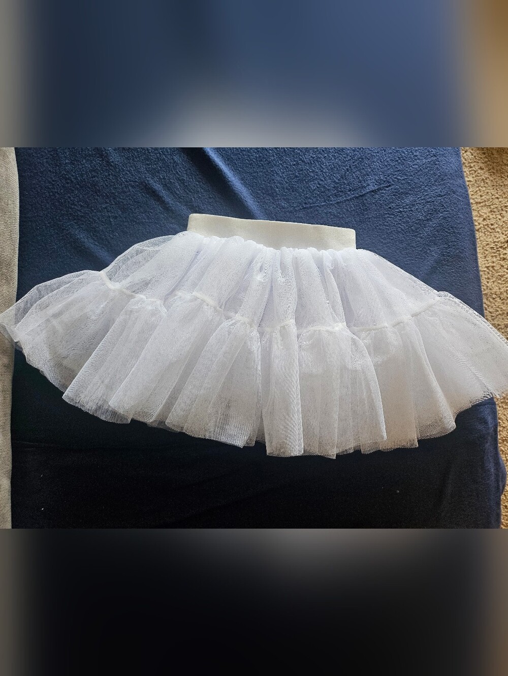 White Tulle Tiered Skirt - Classic Girl Skirt